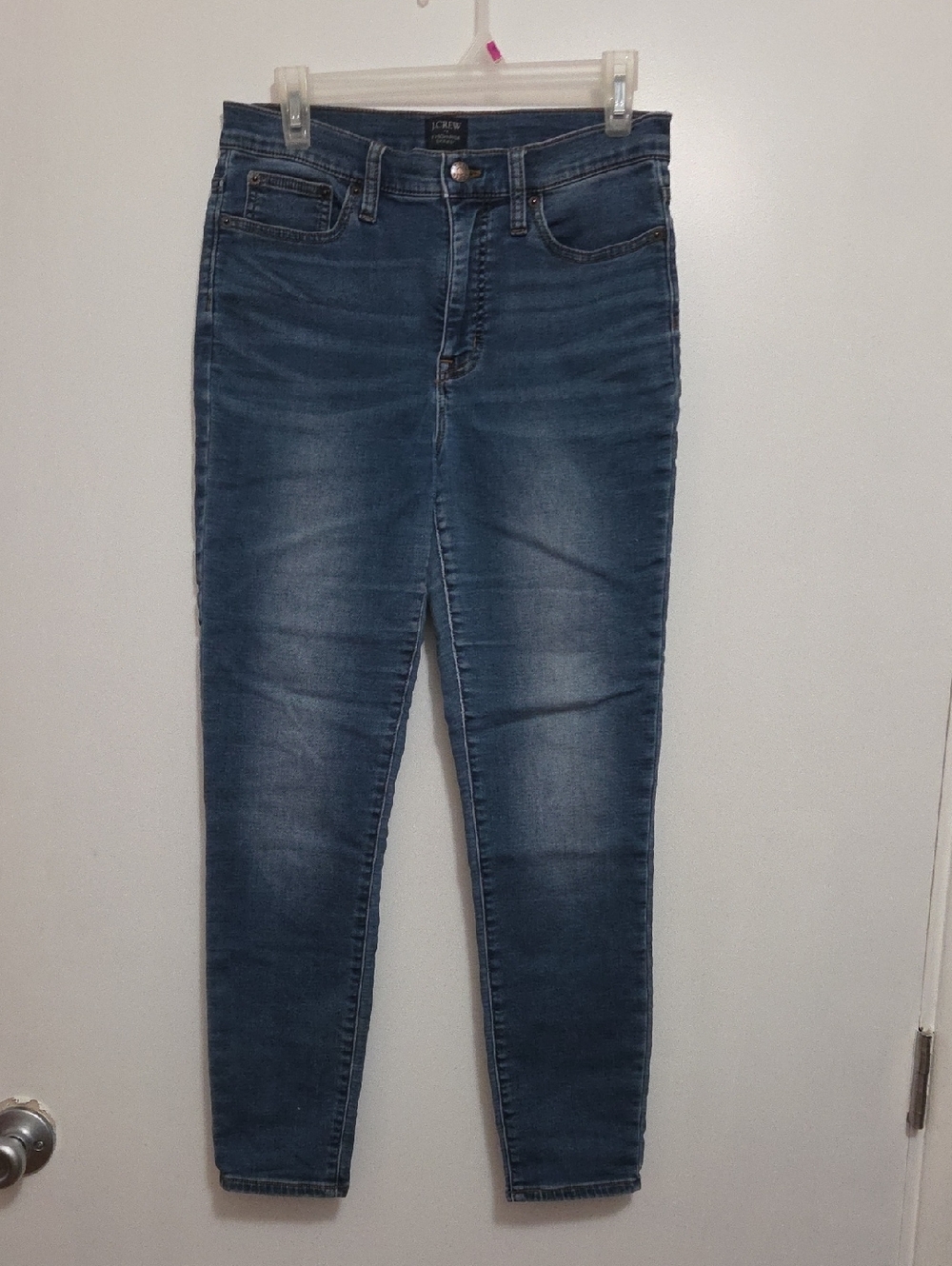 J. Crew Women's Skinny Jeans in Medium Blue Wash Size 29
